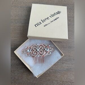 Mickey Mouse Ear Hair Comb - Rose Gold